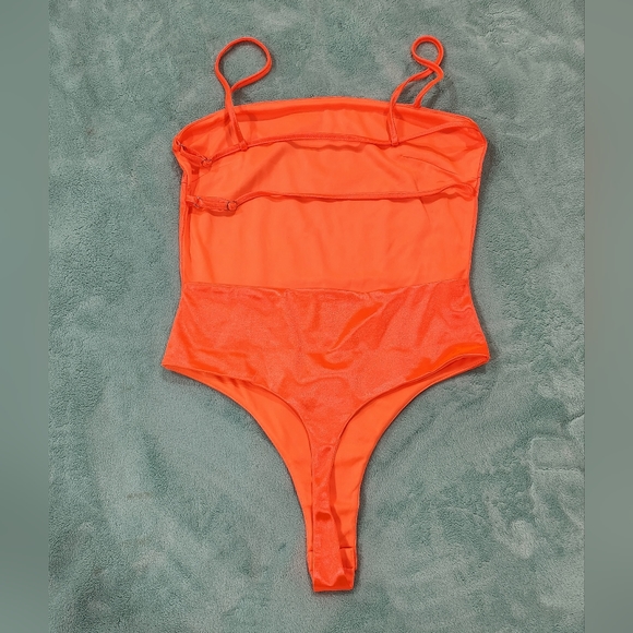 Bodysuit Neon Orange - Picture 2 of 5